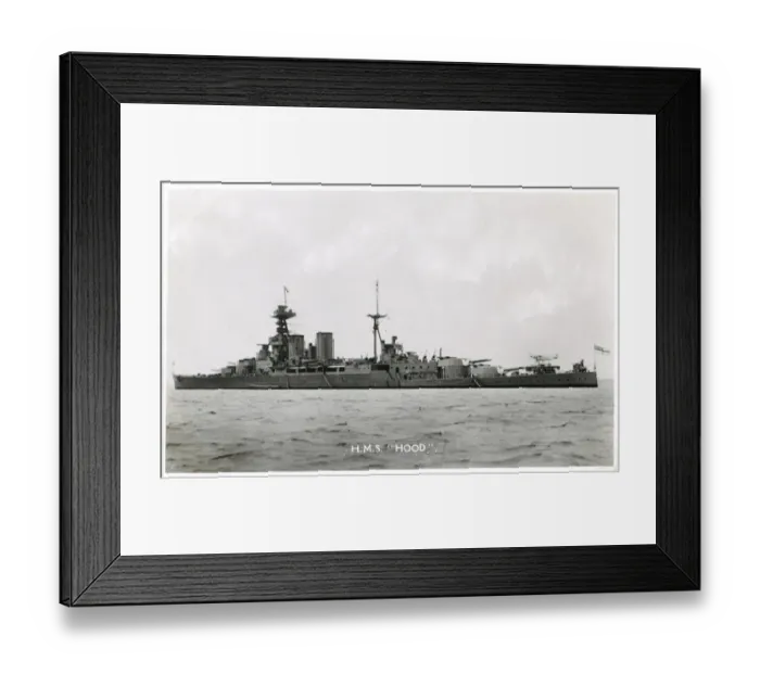 Framed Print : HMS Hood, battlecruiser Date: C.1931 Framed Print : HMS Hood, battlecruiser Date: C.1931