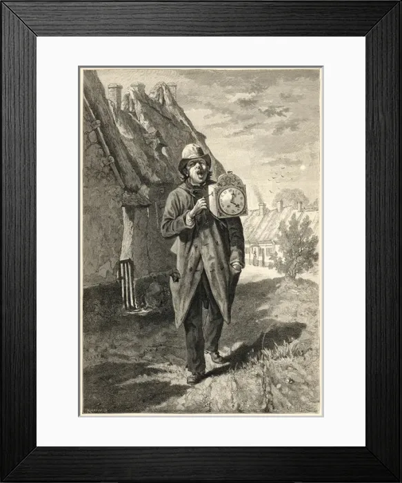 Framed Print : Disappearing Industries- a cuckoo clock repairer Framed Print : Disappearing Industries- a cuckoo clock repairer
