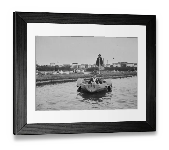 Framed Print : Boy in a pedalo boat Framed Print : Boy in a pedalo boat