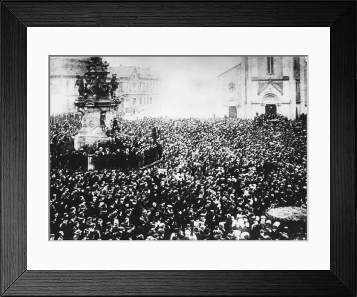 Framed Print : Kladno 1918 Framed Print : Kladno 1918