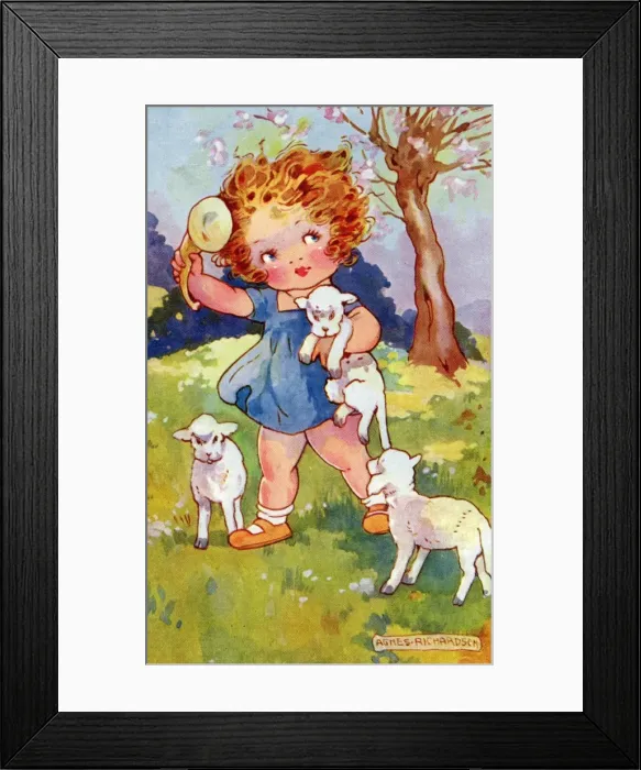 Framed Print : A Richardson. Little Boy Blue Framed Print : A Richardson. Little Boy Blue