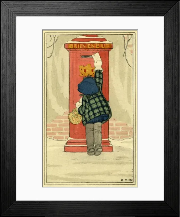 Framed Print : Posting a letter Framed Print : Posting a letter