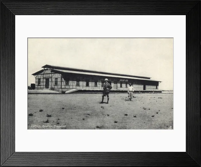 Framed Print : Baghdad Railway Station, Iraq - WWI era Framed Print : Baghdad Railway Station, Iraq - WWI era