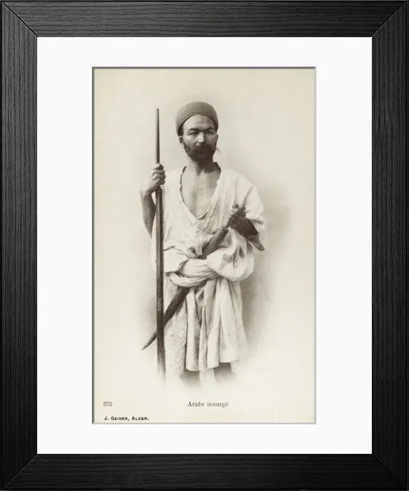 Framed Print : Algeria - Arab Insurgent Framed Print : Algeria - Arab Insurgent