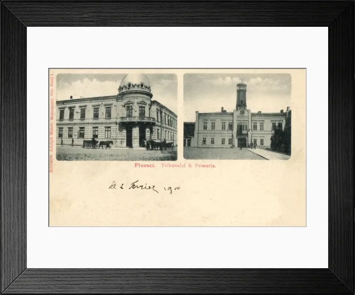 Framed Print : Romania - Ploesci - Law Courts and Town Hall Framed Print : Romania - Ploesci - Law Courts and Town Hall