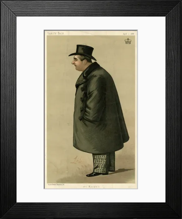 Framed Print : 5th Marquess of Ailesbury, Vanity Fair, Lib