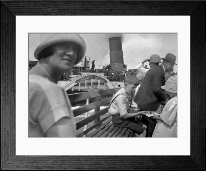 Framed Print : People on a boat trip Framed Print : People on a boat trip