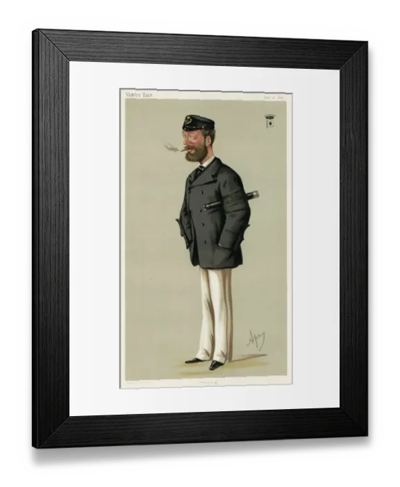 Framed Print : Count Edward Batthyany, Vanity Fair, Ape Framed Print : Count Edward Batthyany, Vanity Fair, Ape
