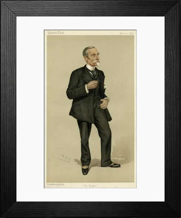 Framed Print : Sir Michael A. S. Biddulph, Vanity Fair, Spy Framed Print : Sir Michael A. S. Biddulph, Vanity Fair, Spy