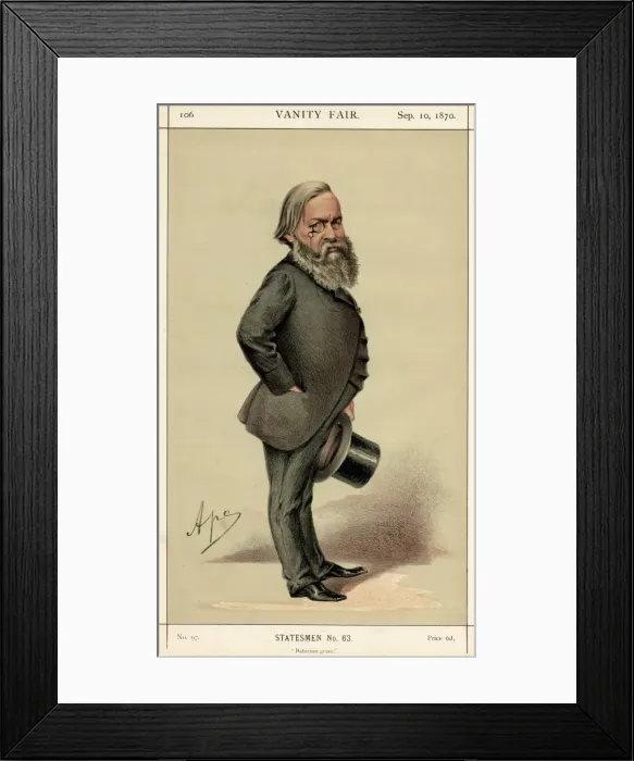 Framed Print : A. J. B. Beresford Hope, Vanity Fair, Ape Framed Print : A. J. B. Beresford Hope, Vanity Fair, Ape