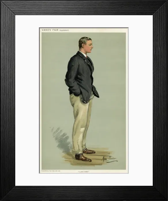 Framed Print : Robert Croft Bourne, Vanity Fair, Ape Framed Print : Robert Croft Bourne, Vanity Fair, Ape