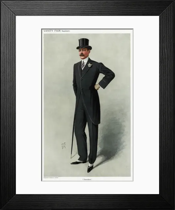 Framed Print : Sir Theodore F Brinckman, Vanity Fair, ELF Framed Print : Sir Theodore F Brinckman, Vanity Fair, ELF