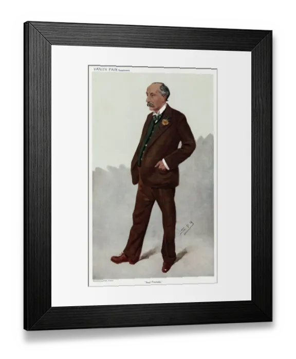 Framed Print : Sir Robert Edgcumbe, Vanity Fair, Spy Framed Print : Sir Robert Edgcumbe, Vanity Fair, Spy