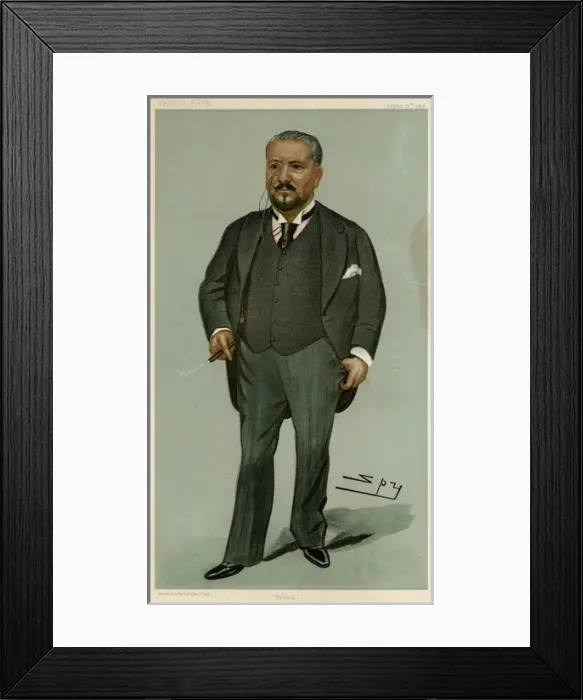 Framed Print : The Chevalier de Souza Correa, Vanity Fair, Spy Framed Print : The Chevalier de Souza Correa, Vanity Fair, Spy
