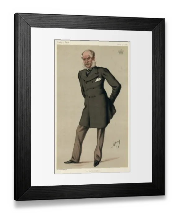 Framed Print : Lord Feversham, Vanity Fair, Ape Framed Print : Lord Feversham, Vanity Fair, Ape