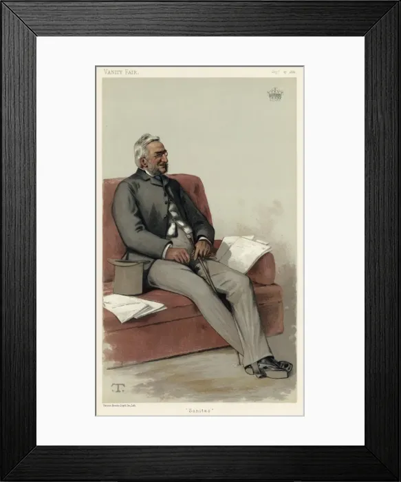 Framed Print : 3rd Earl Fortescue, Vanity Fair, T Framed Print : 3rd Earl Fortescue, Vanity Fair, T