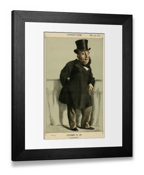 Framed Print : Sir William H. Gregory, Vanity Fair, Co朗 Framed Print : Sir William H. Gregory, Vanity Fair, Co朗