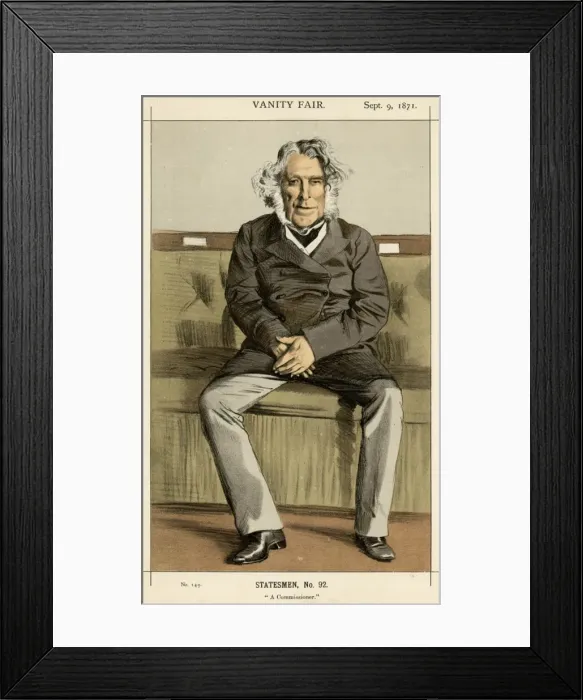 Framed Print : Rt. Hon. Russell Gurney, Vanity Fair, Co朗 Framed Print : Rt. Hon. Russell Gurney, Vanity Fair, Co朗