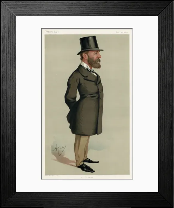 Framed Print : Lord John Hay, Vanity Fair, Ape Framed Print : Lord John Hay, Vanity Fair, Ape
