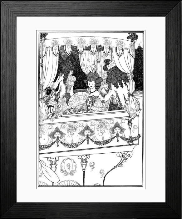 Framed Print : The Barge, Aubrey Beardsley Framed Print : The Barge, Aubrey Beardsley