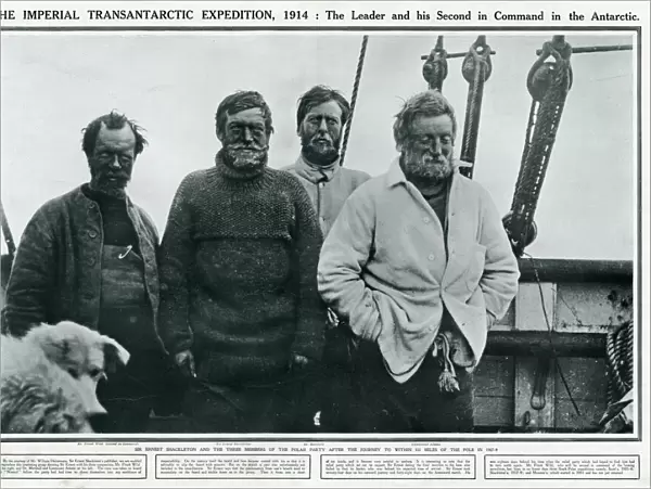Sir Ernest Shackleton and others, Antarctic