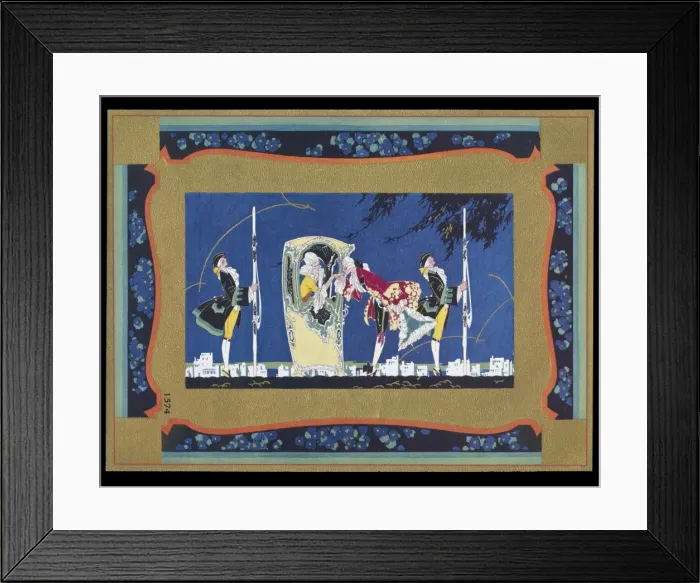 Framed Print : Chocolate box design, 18th century sedan chair Framed Print : Chocolate box design, 18th century sedan chair