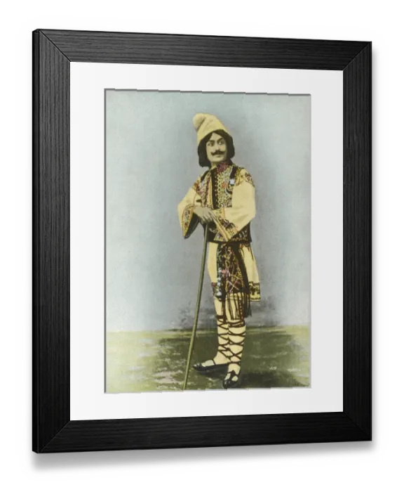 Framed Print : Romanian Man - Traditional costume Framed Print : Romanian Man - Traditional costume