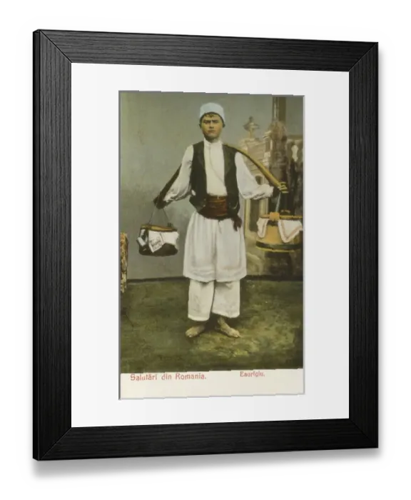 Framed Print : Yoghurt Salesman Framed Print : Yoghurt Salesman