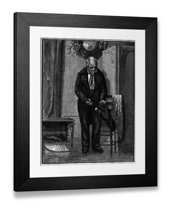 Framed Print : The hired fiddler at the end of the party Framed Print : The hired fiddler at the end of the party