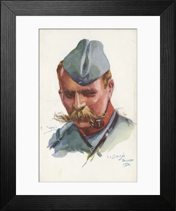 Framed Print : WWI - French Infantryman Framed Print : WWI - French Infantryman
