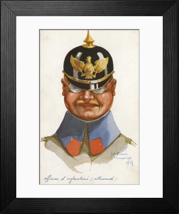 Framed Print : WWI - German Infantry Officer Framed Print : WWI - German Infantry Officer