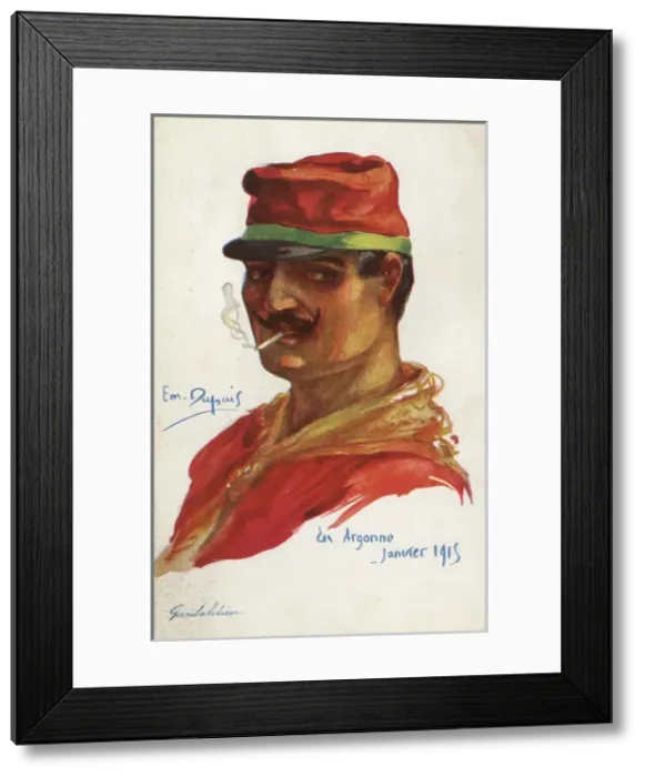 Framed Print : WWI - Italian Garibaldier Infantryman Framed Print : WWI - Italian Garibaldier Infantryman