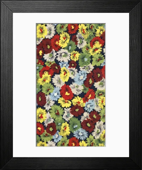 Framed Print : Wrapping Paper Sample Design