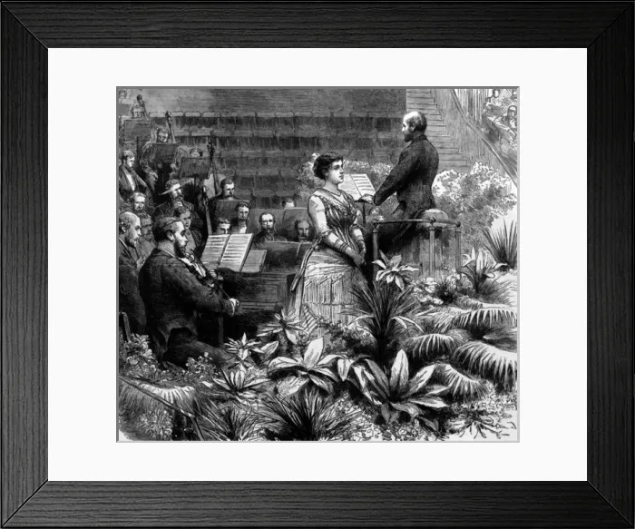 Framed Print : Concert 1882 Framed Print : Concert 1882
