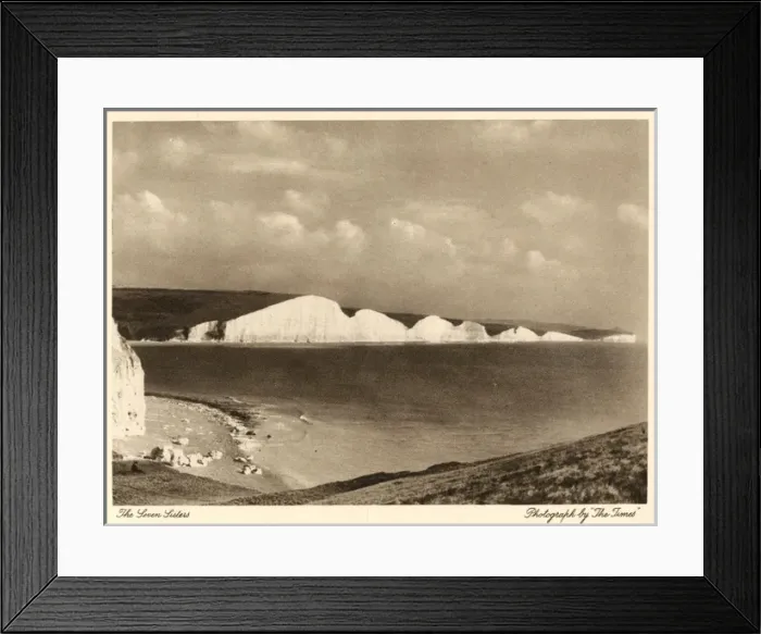 Framed Print : The Seven Sisters - Sussex, England Framed Print : The Seven Sisters - Sussex, England