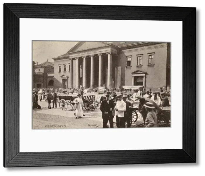 Framed Print : Copenhagen, Denmark - Nytorv Square Framed Print : Copenhagen, Denmark - Nytorv Square