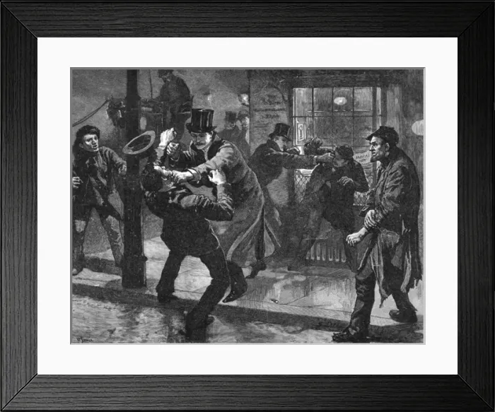 Framed Print : Toffs versus Roughs Framed Print : Toffs versus Roughs