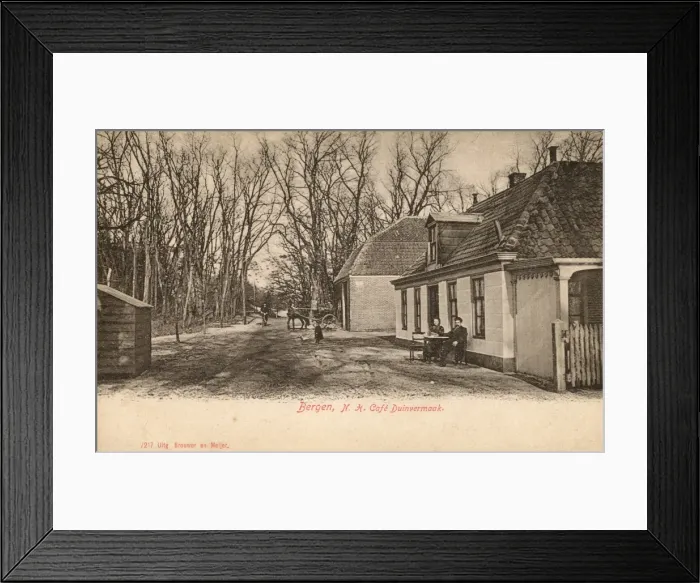 Framed Print : Norway - Bergen - Cafe at Duinvermaak Framed Print : Norway - Bergen - Cafe at Duinvermaak