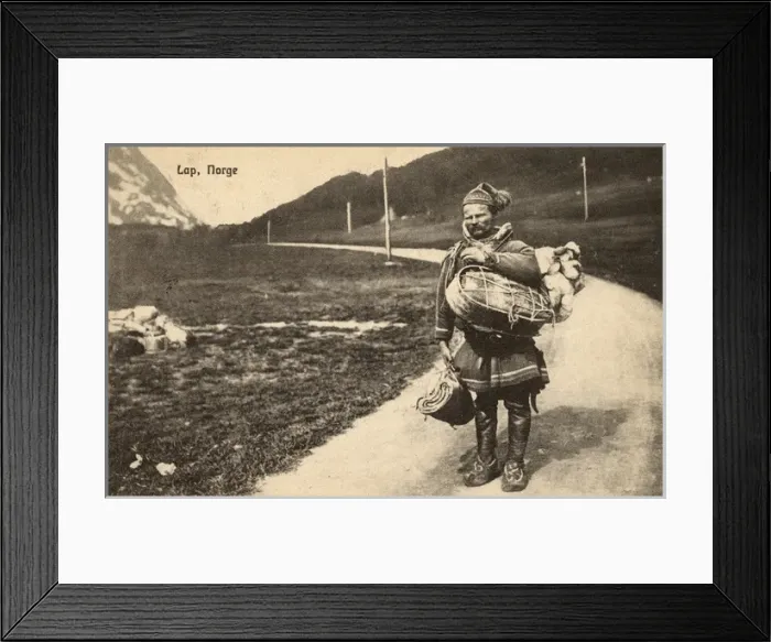 Framed Print : A Saami man - Norway Framed Print : A Saami man - Norway