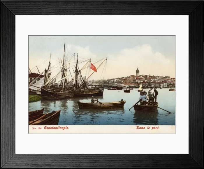 Framed Print : Turkey - Constantinople - Galata Framed Print : Turkey - Constantinople - Galata
