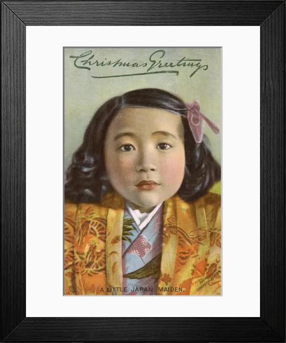 Framed Print : A little Japanese maiden Framed Print : A little Japanese maiden
