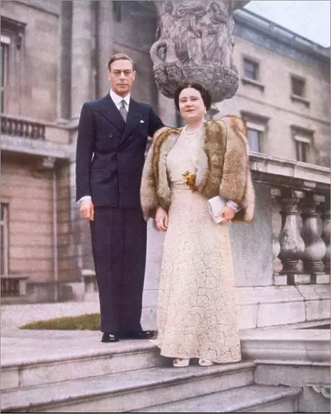 King George VI and Queen Elizabeth in 1948