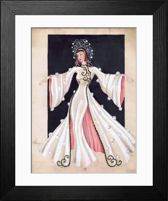 Framed Print : Costume design by Michael Bronze Framed Print : Costume design by Michael Bronze