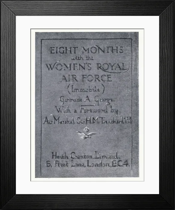 Framed Print : Eight Months with the Womens Royal Air Force Framed Print : Eight Months with the Womens Royal Air Force