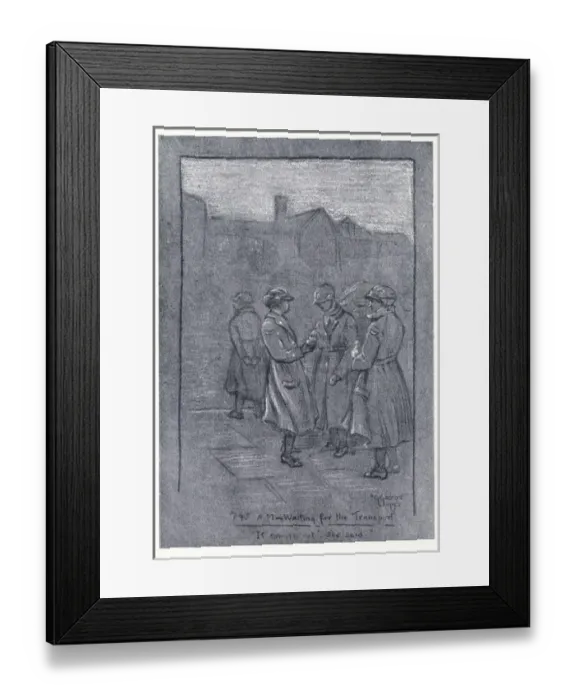 Framed Print : Womens Royal Air Force -- Waiting for the Transport Framed Print : Womens Royal Air Force -- Waiting for the Transport