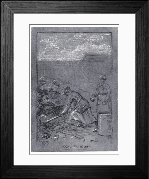 Framed Print : Womens Royal Air Force -- Coal Fatigue Framed Print : Womens Royal Air Force -- Coal Fatigue