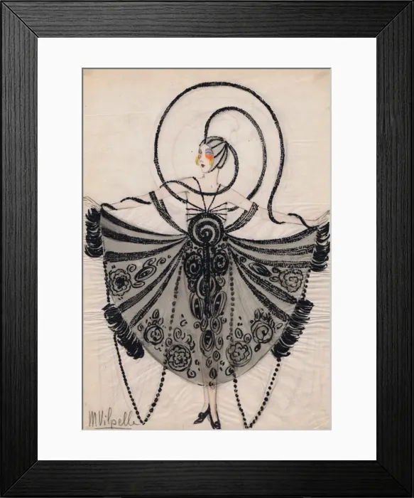Framed Print : Costume design by Vilpelle Framed Print : Costume design by Vilpelle