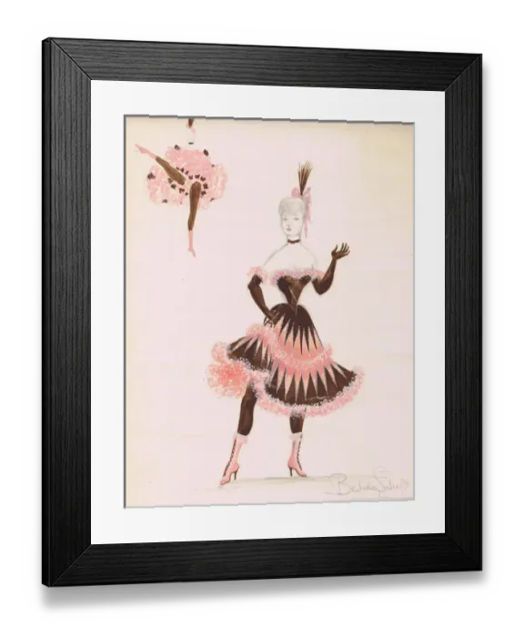 Framed Print : Costume design by Berkeley Sutcliffe Framed Print : Costume design by Berkeley Sutcliffe
