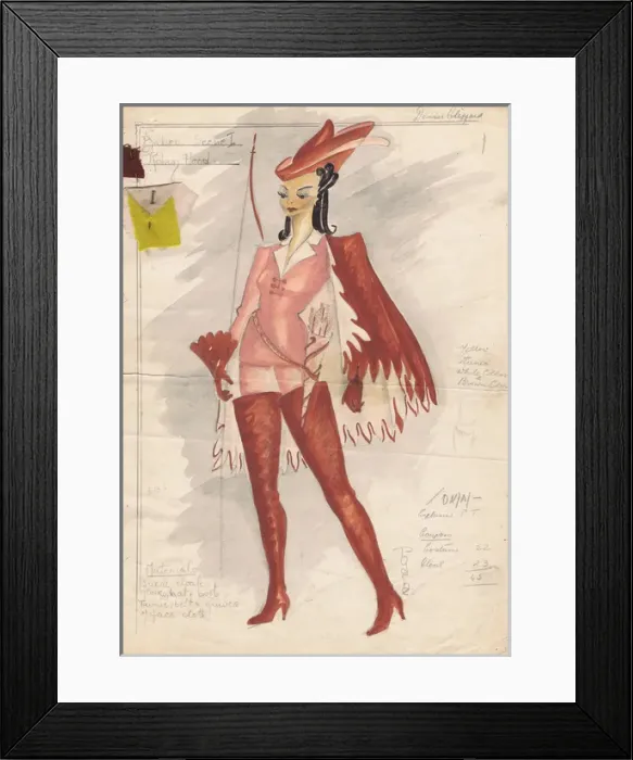 Framed Print : Costume design by Physhe Framed Print : Costume design by Physhe