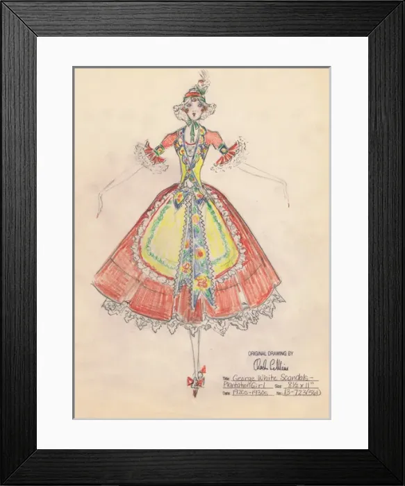 Framed Print : Costume design by Charles Le Maire Framed Print : Costume design by Charles Le Maire